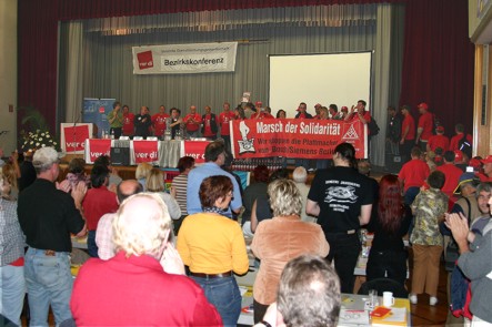 BSH-Solidarität bei Verdi Stuttgart