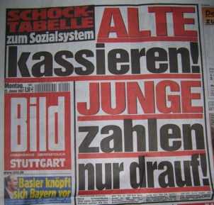 BILD gegen Rentner BILD gegen Rentner