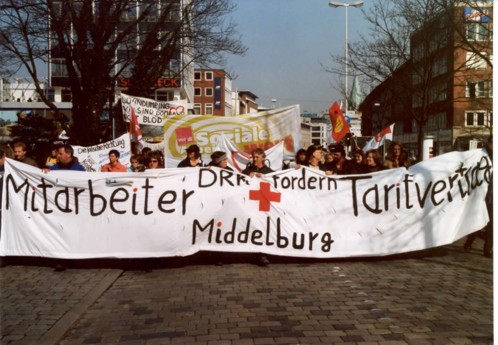 Kiel, 24.3.07: Demo für Tarifvertrag für Soziale Dienste