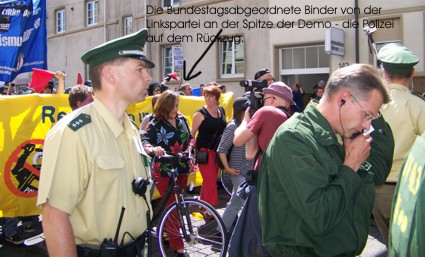 Karlsruhe: Protest gegen Hausdurchsuchungen bei G8-Gegnern