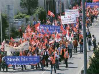 25. Juli 2007: Demo der Bauarbeiter in Kiel