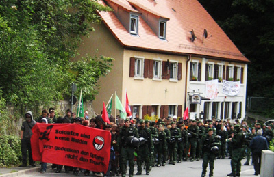 Antifa-Demo in Gräfenberg