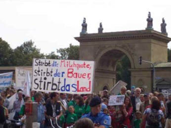 Bauerndemonstration 14.8.07 in München