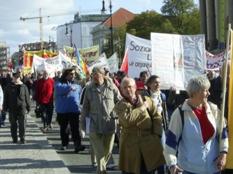 Berlin: Demo geegn Hartz IV am 13.10.2007