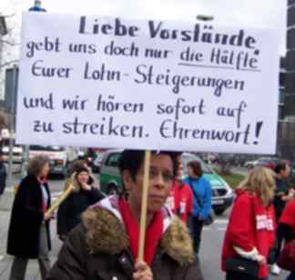 Protest zur Tarifrunde 2008, verdi Stuttgart Protest zur Tarifrunde 2008, verdi Stuttgart
