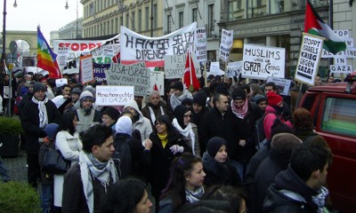 3.1.09: Demo München gegen Angriff auf Gaza