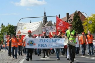 KBA Frankenberg: Streikbereit!