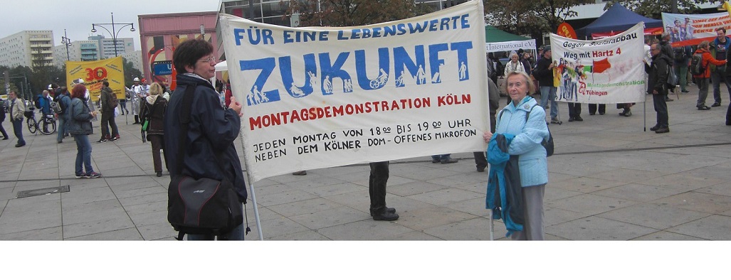13.9.14 Berlin: Bundesweite Montagsdemonstration gegen Hartz IV