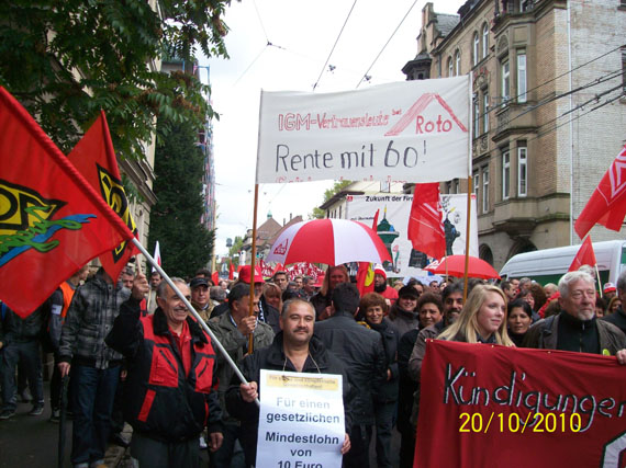 20.10.2010 Esslingen "Rente mit 60!"