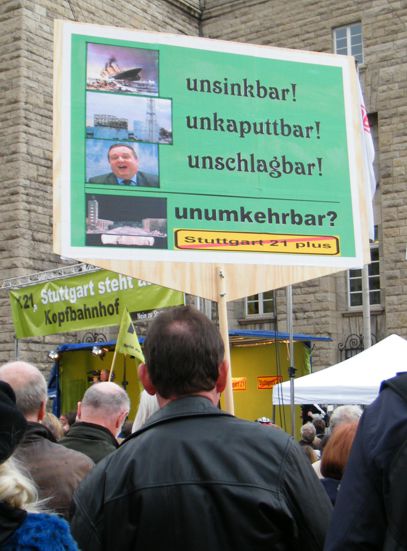 Widerstand gegen Stuttgart 21 geht weiter - 4.4.2011