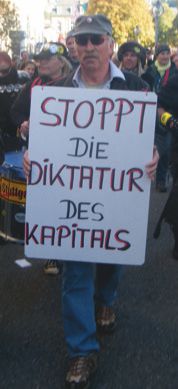 Stoppt die Diktatur des Kapitals, Stuttgart 15.10.11, Occupy wallstreet