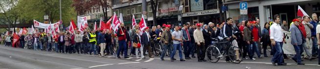 1.Mai 2012, Demonstration in Köln