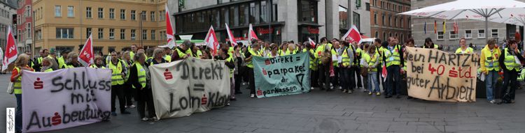 Streik bei S-Direkt in Halle/Saale