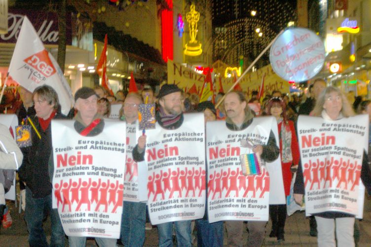14.11.2012: Protestaktion in Bochum