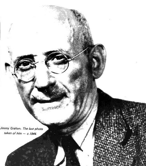 Jimmy Gralton, letztes Foto von ihm, 1944