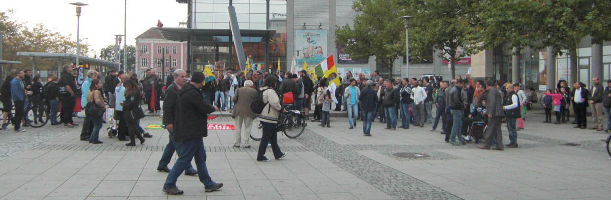 10.10.14, Magdeburg: Solidarität mit Kobane