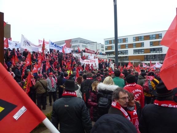 26.1.15, Ludwigsburg: 5000 IG Metaller demonstrierten