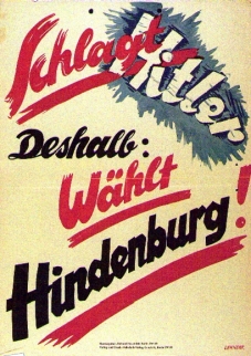 1932: SPD ruft auf, Hindenburg zu wählen