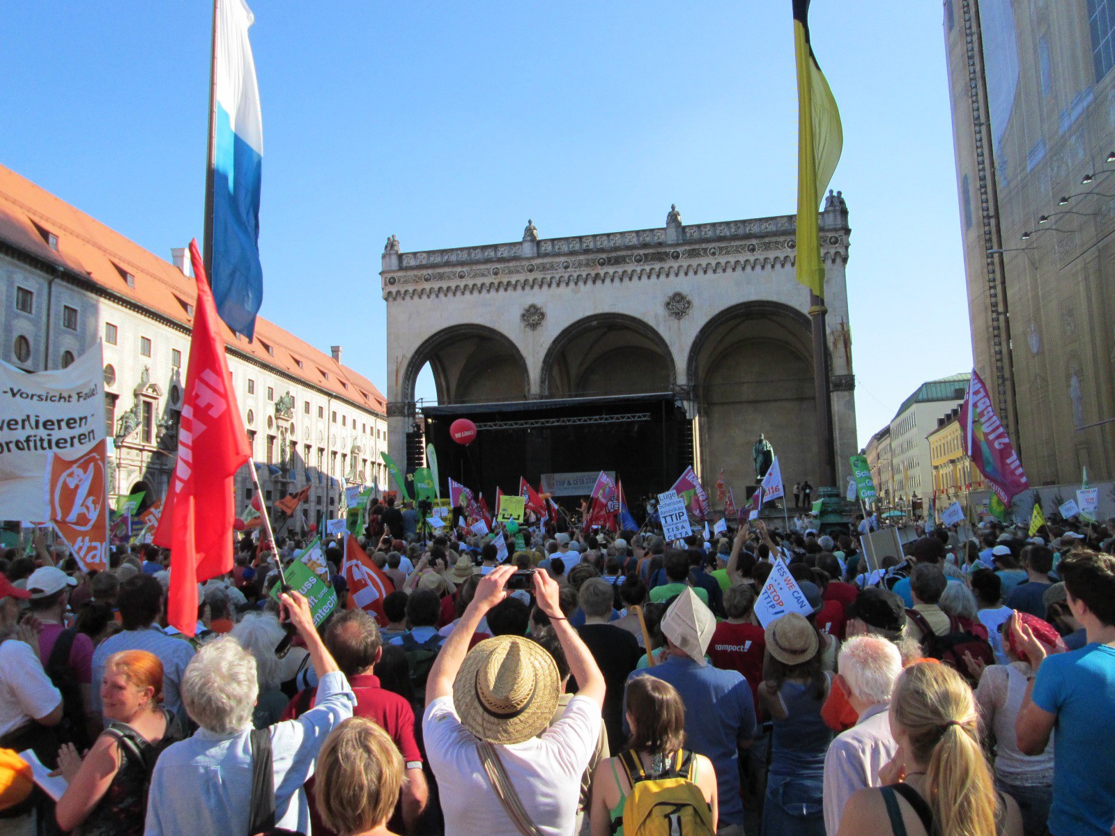 4.6.15, München: Grossdemonstration gegen G7
