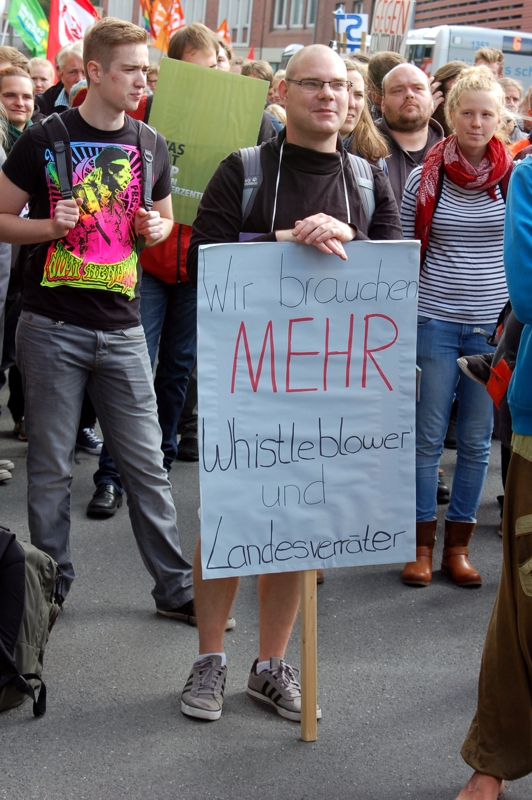 Münster, 19.9.15: Wir brauchen mehr Whistleblower und Landesverräter
