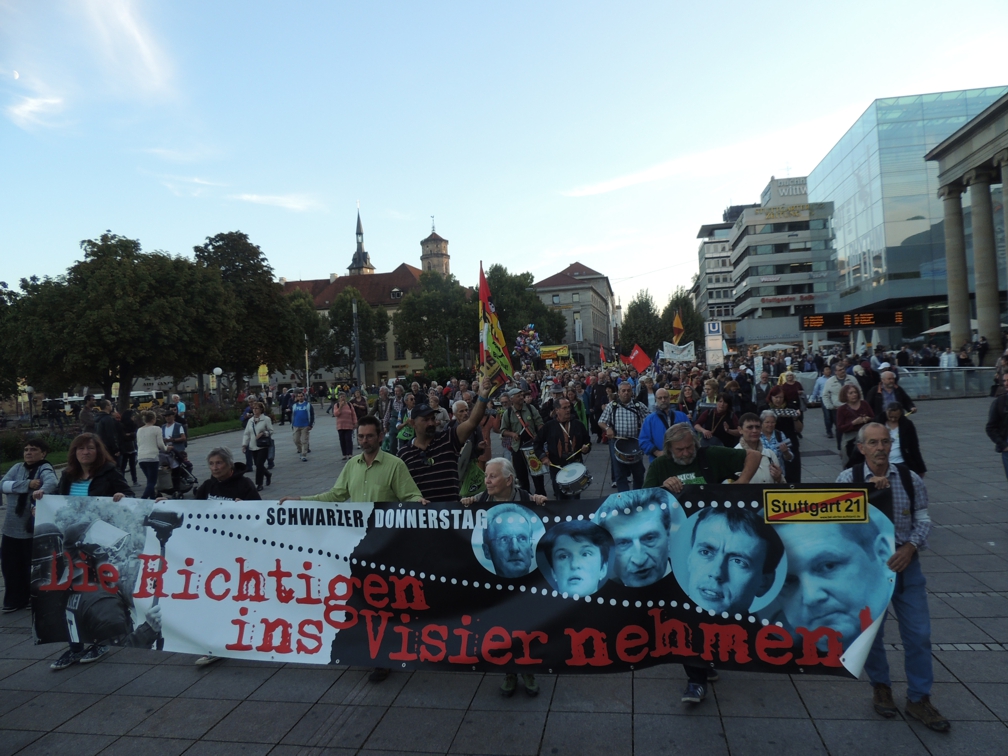 21.9.15, Stuttgart: 209. Montagsdemonstration gegen S21!