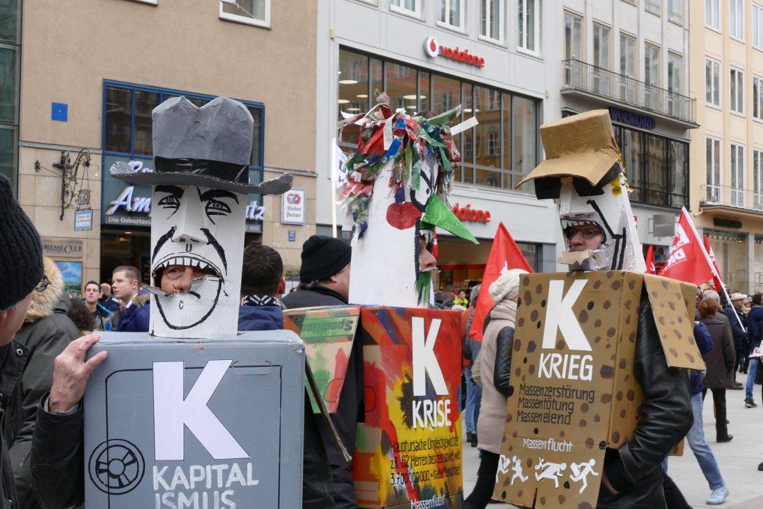 13.2.16, München: Kapitalismus. Krise, Krieg