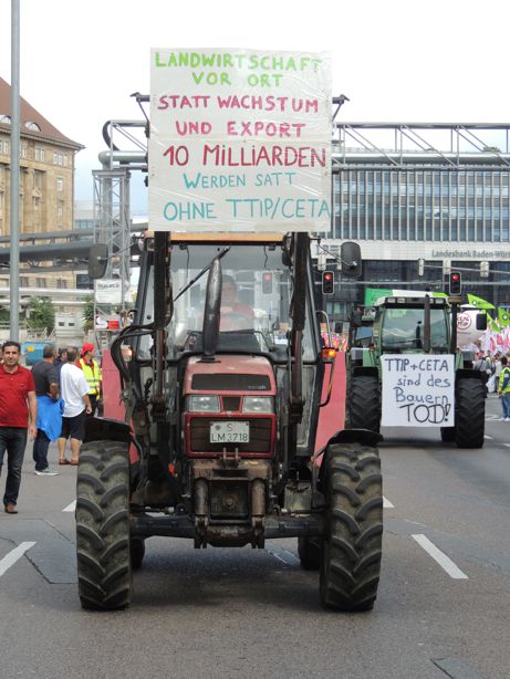 17.9.16, Stuttgart: Bauern gegen CETA und TTIP