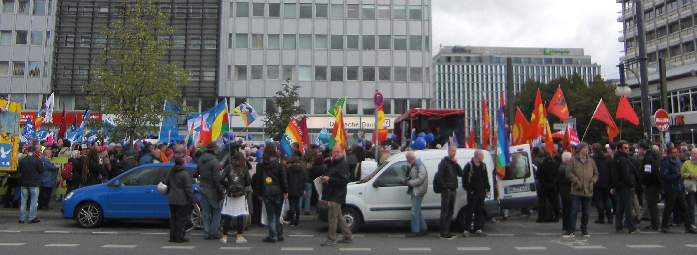 8.10.16, Berlin: Demo für Frieden gegen Krieg