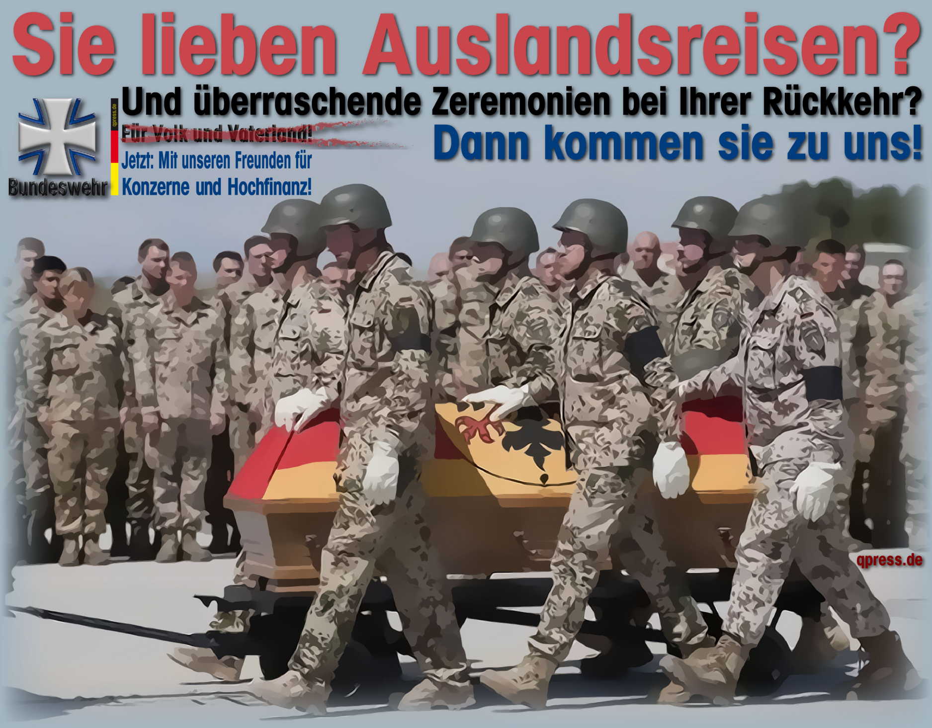 Keine Auslandseinsätze der Bundeswehr!