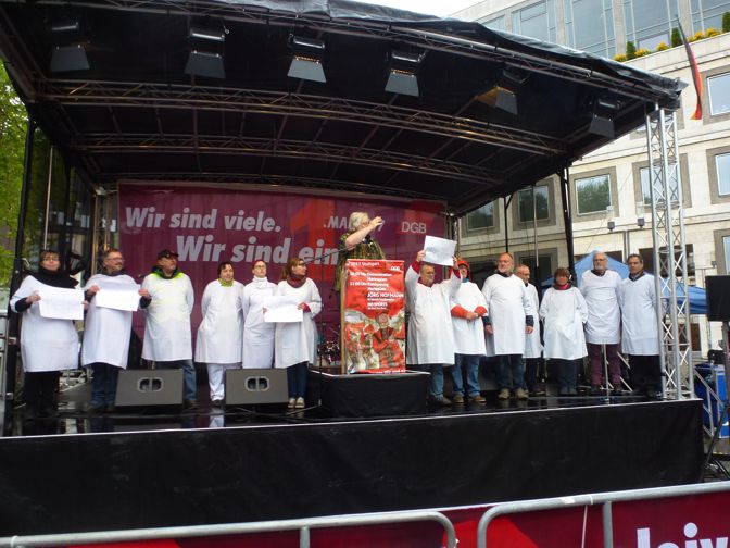 1.Mai 2017, Stuttgart: So viele Patienten auf eine Pflegekraft in Deutschland