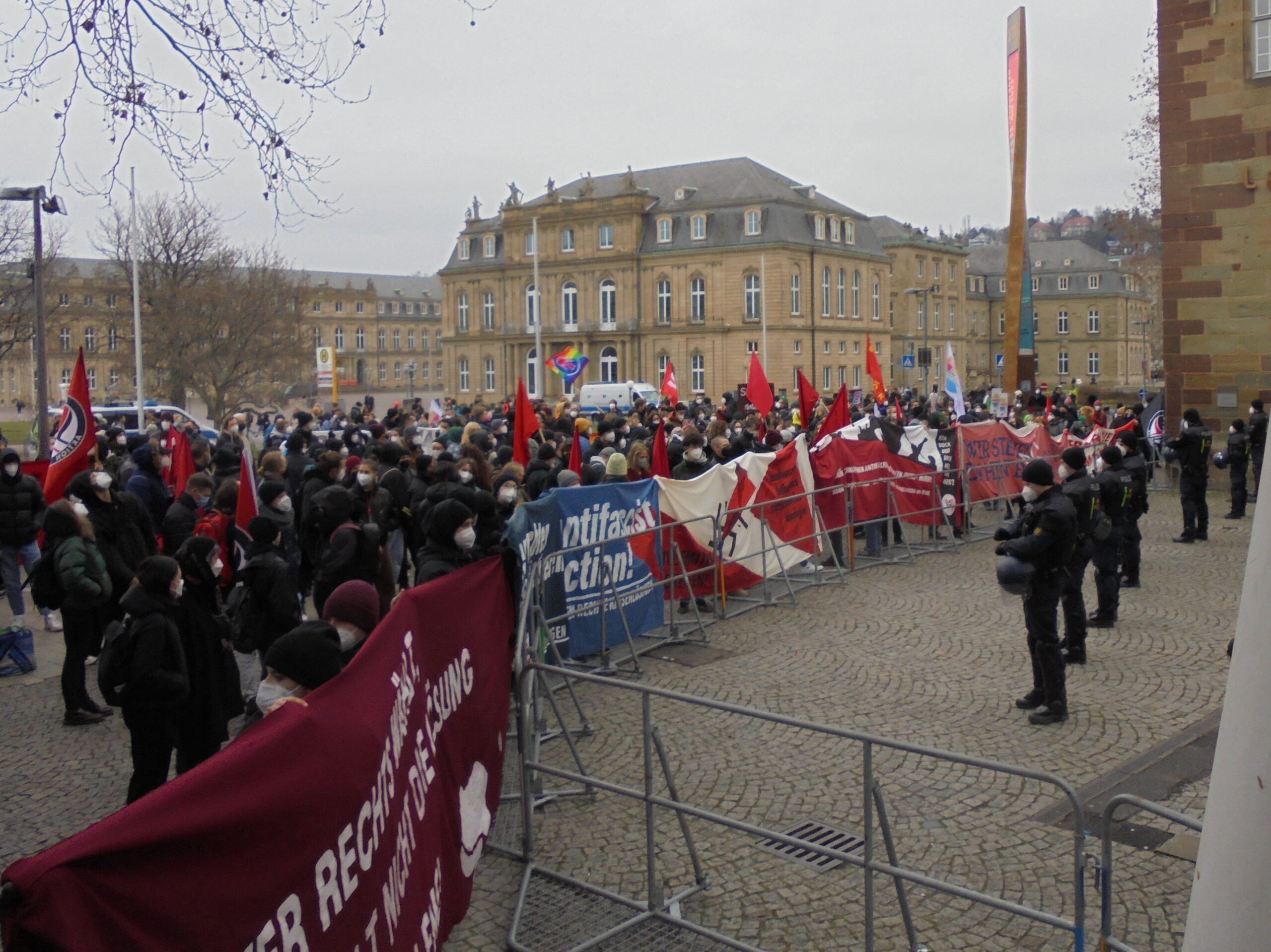 Rechte Hetze und antifaschistischer Protest in Stuttgart