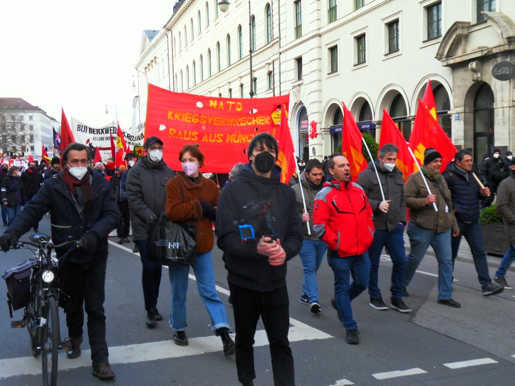 Demonstration gegen Münchener „Sicherheitskonferenz“