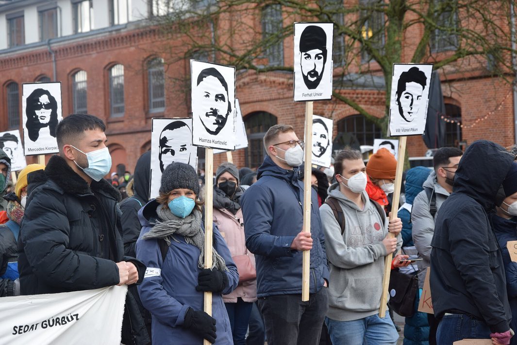 Aktionen am 19.2.22 zum 2. Jahrestag des rechten Terroranschlages von Hanau