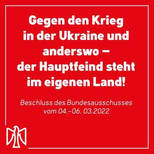 Beschluss der SJD – Die Falken: Gegen den Krieg in der Ukraine und anderswo