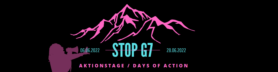 Kommt zur Großdemo am 25. Juni in München gegen den G7-Gipfel