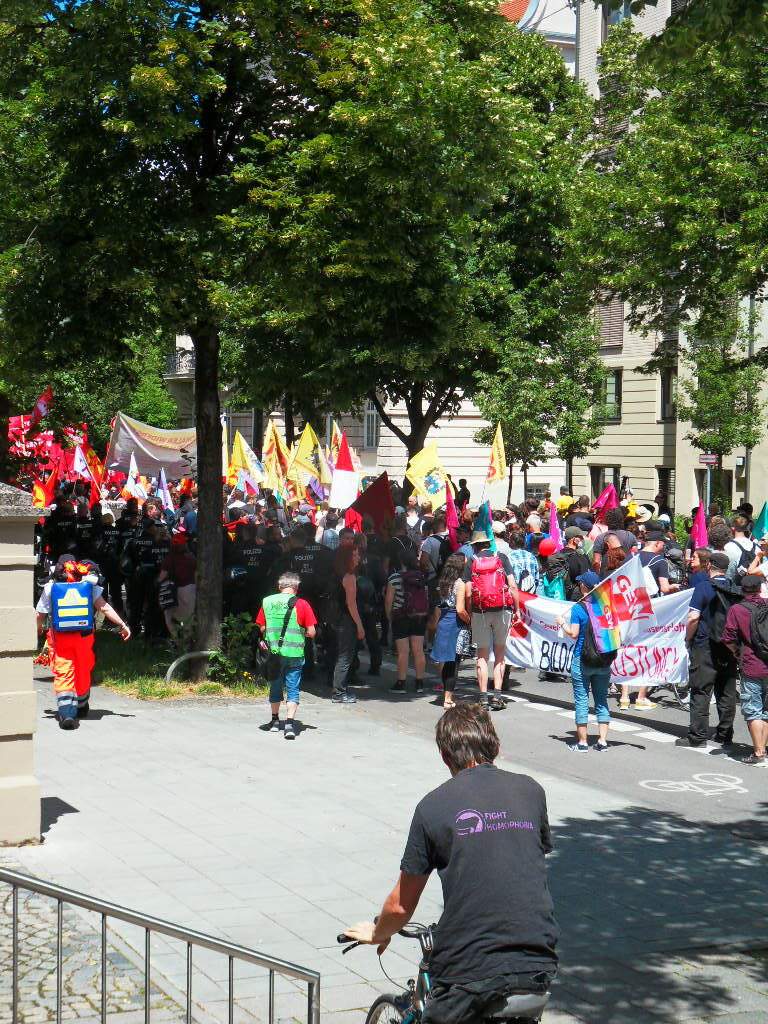 Demonstration gegen G7-Gipfel in München
