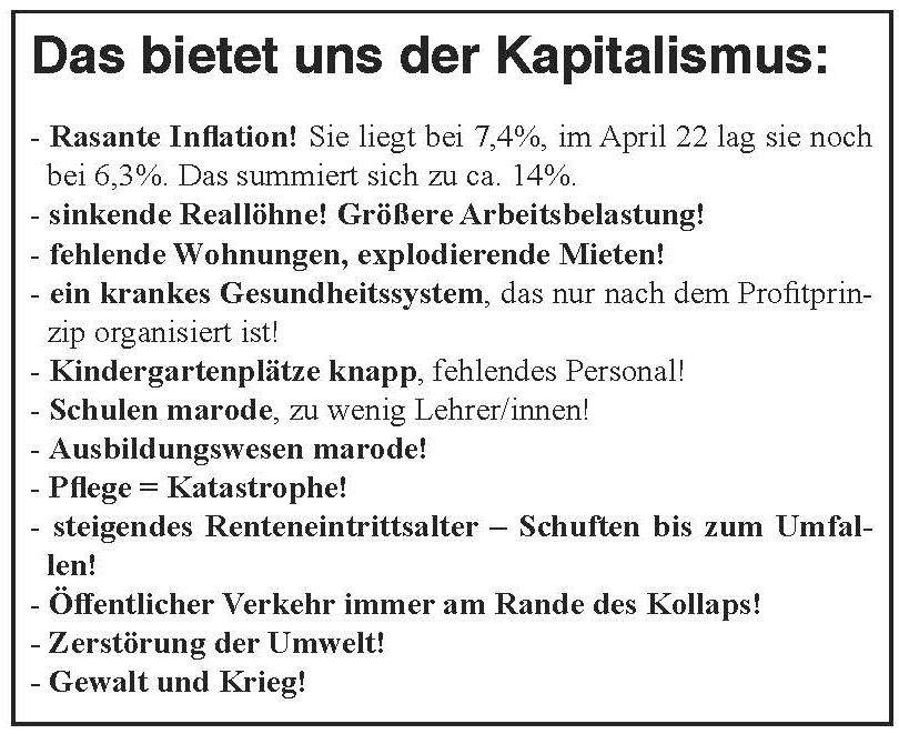 Inflation geht weiter!