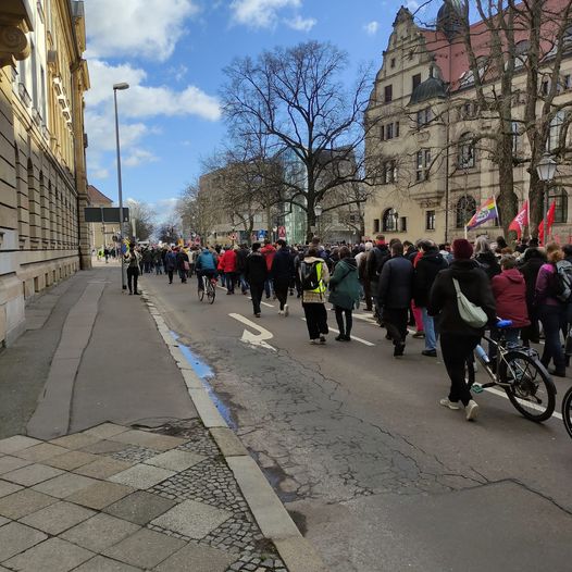 Magdeburg: Demonstrationen gegen rechts und zur Palästina-Solidarität